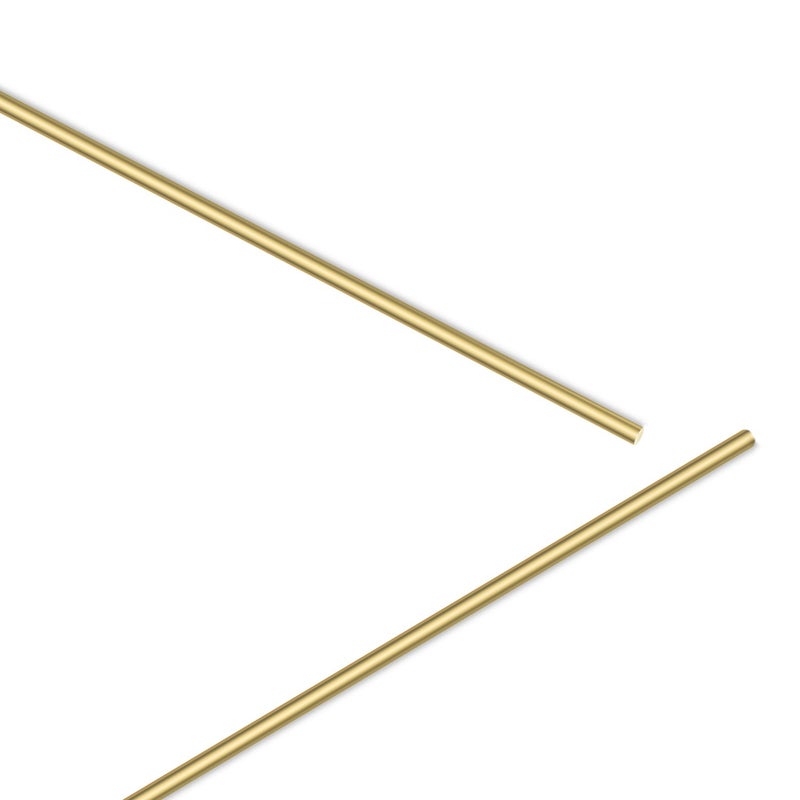 Sutemribor 2 PCS 14 Inches 3/16 Brass Solid Round Rod Lathe Bar Stock, 1/4 Inch in Diameter 14 Inches in Length - Image 4